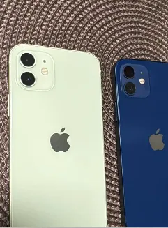 iPhones verde y azul publicados por Bestmarket